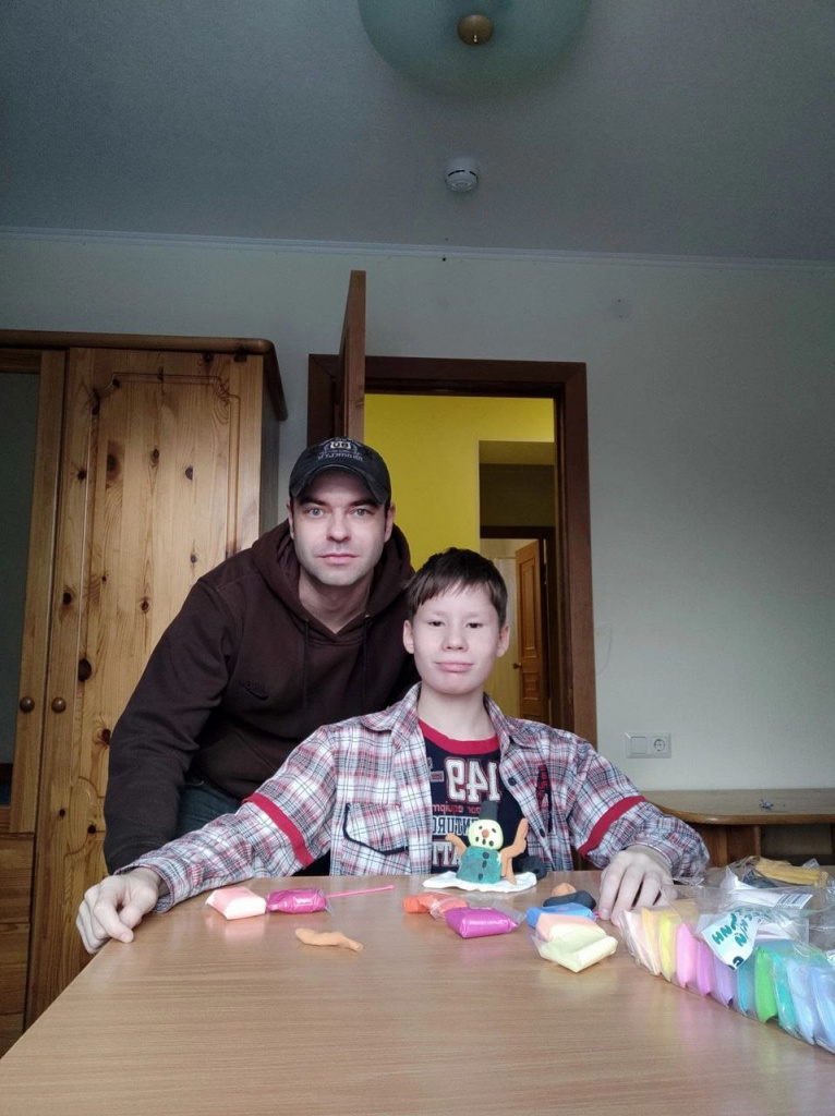 Рома с Женей